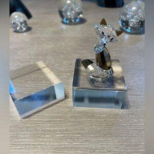 Acrylic Riser Stand Display Block Clear Polished Solid 2x2x1” 3 Oz Square